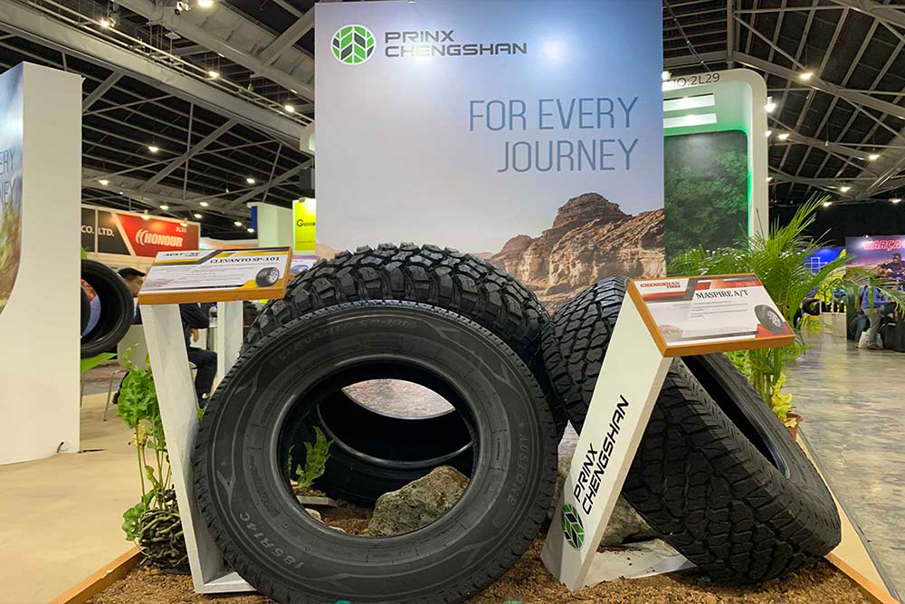 Two new tire products from Prinx Chengshan debut at 2019 Tyrexpo Asia